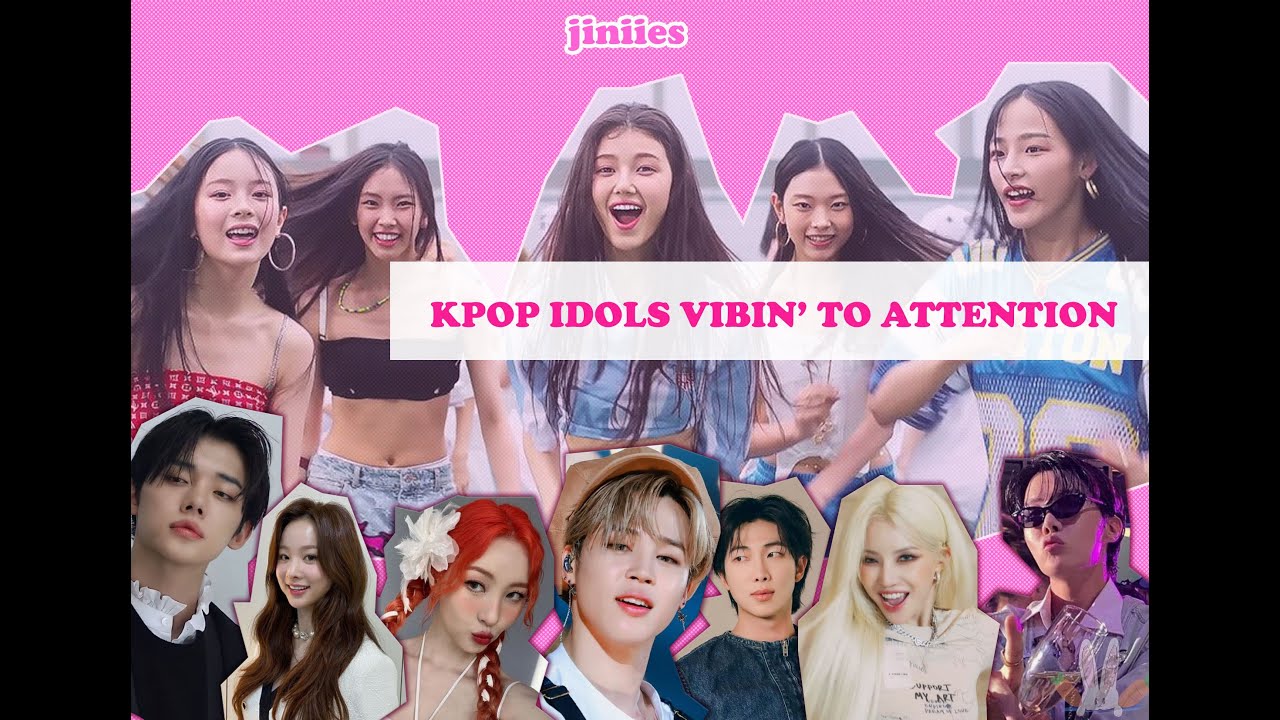 KPOP Idols Vibin' to New Jeans Attention (BTS, TXT, TWICE, etc)
