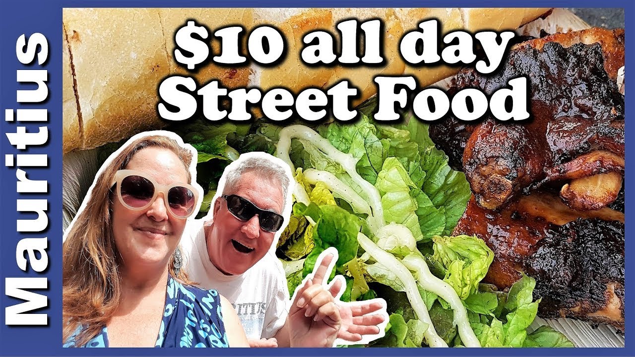 $10 All Day Street food Challenge in Mauritius