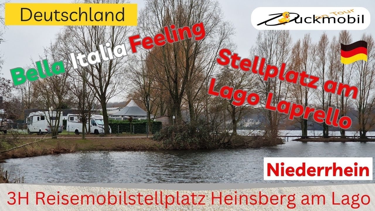 3H Reisemobilstellplatz am Lago Laprello - direkte am See  - Heinsberg am linken Niederrhein