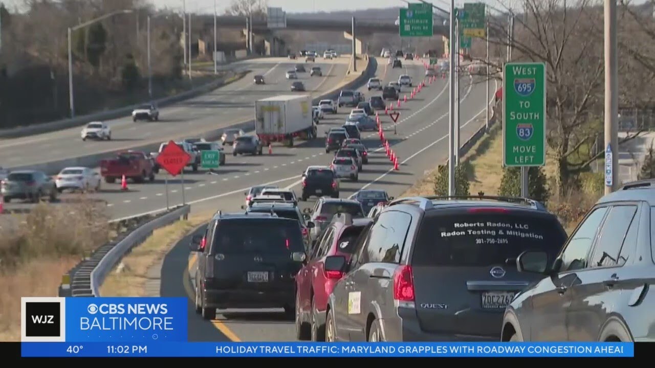Holiday Travel Traffic: Maryland grapples with roadway congestion ahead of Christmas