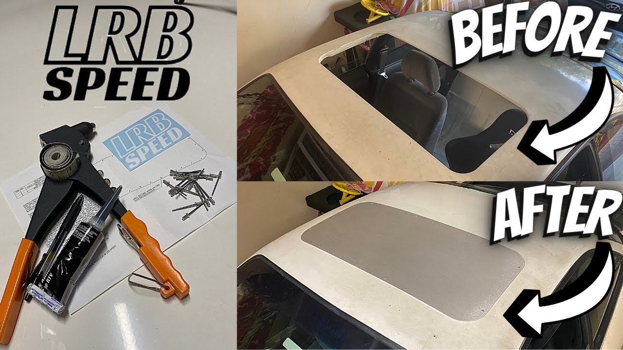 LRB Sunroof Delete Panel INSTALL on S14