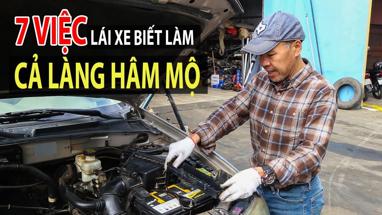 7 công việc chứng tỏ bạn là một chủ xe/lái xe hiểu biết và khéo léo | TIPCAR TV