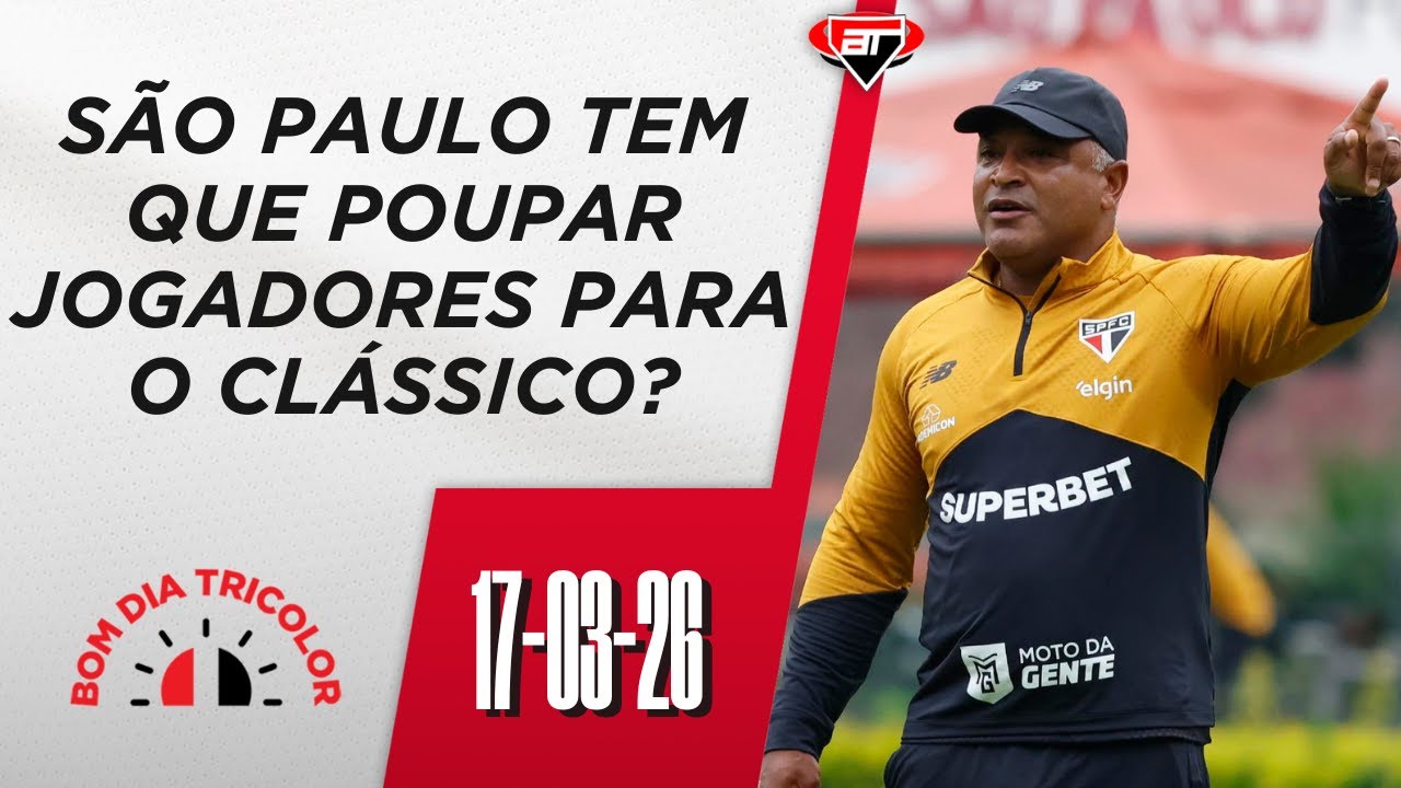 São Paulo: POUPAR OU NÃO contra o Atlético-MG? | Bom Dia Tricolor