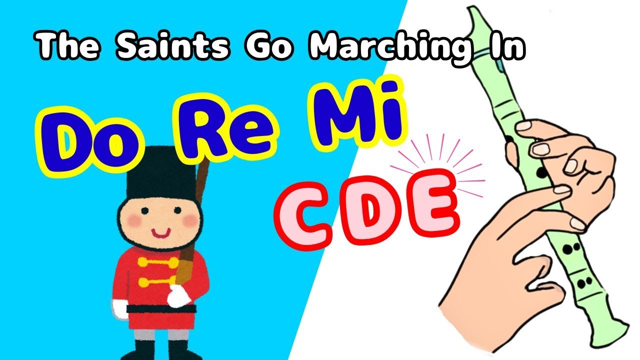 The Saints Go Marching In - Recorder Flute Tutorial
