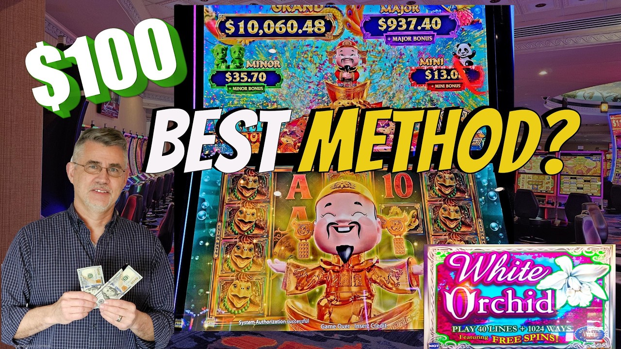 AWESOME BONUS! Gold Stacks 88 Turtle Kingdom 👑 & White Orchid Slot Machines $100 Method Works! #slot