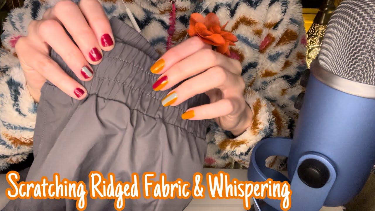ASMR * Lara’s Custom Video * Scratching Ridged Fabric * Whispered * ASMRVilla