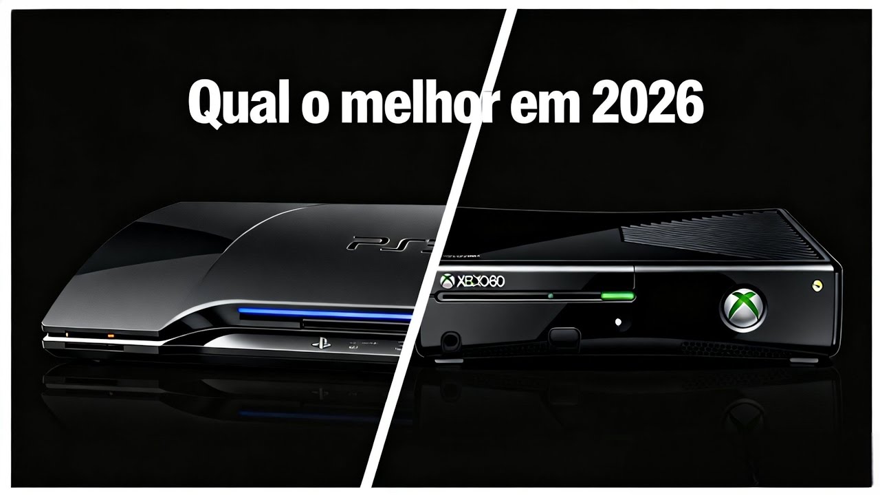 PS3 ou Xbox360 desbloqueados qual o melhor em 2026 ???