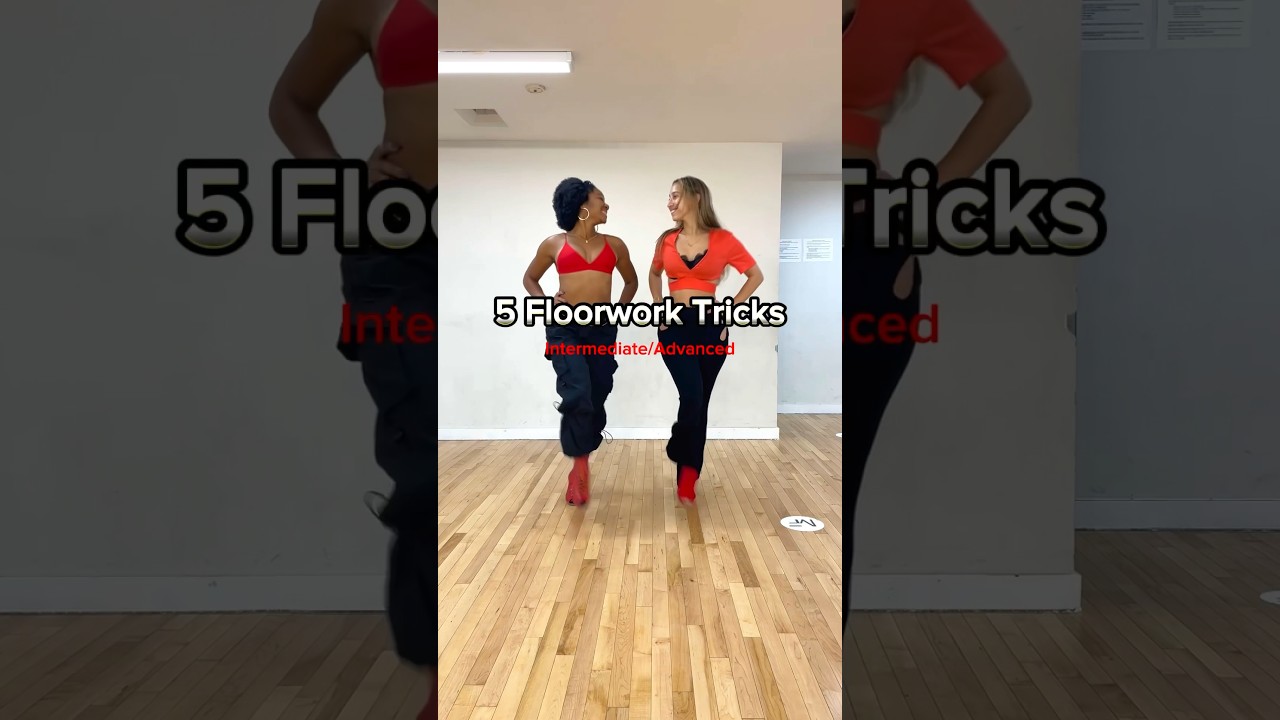 🍁 5 Floorwork Tricks (Intermediate/Advanced) #heelsdance #shaping #floorwork #shorts