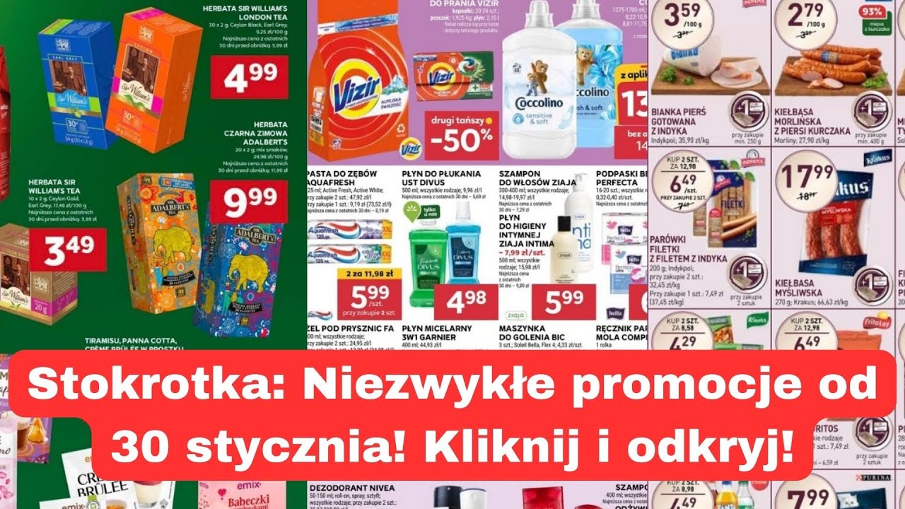 Stokrotka: Niezwykłe promocje od 30 stycznia! Odkryj najlepsze okazje!