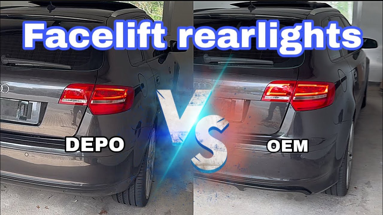 Facelift Rückleuchten DEPO vs OEM Ausbauen Einbauen Austauschen Audi A3 8P 8PA 2004-2012
