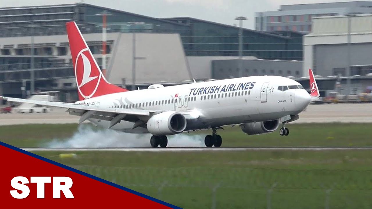 Plane Spotting Action at Stuttgart Airport