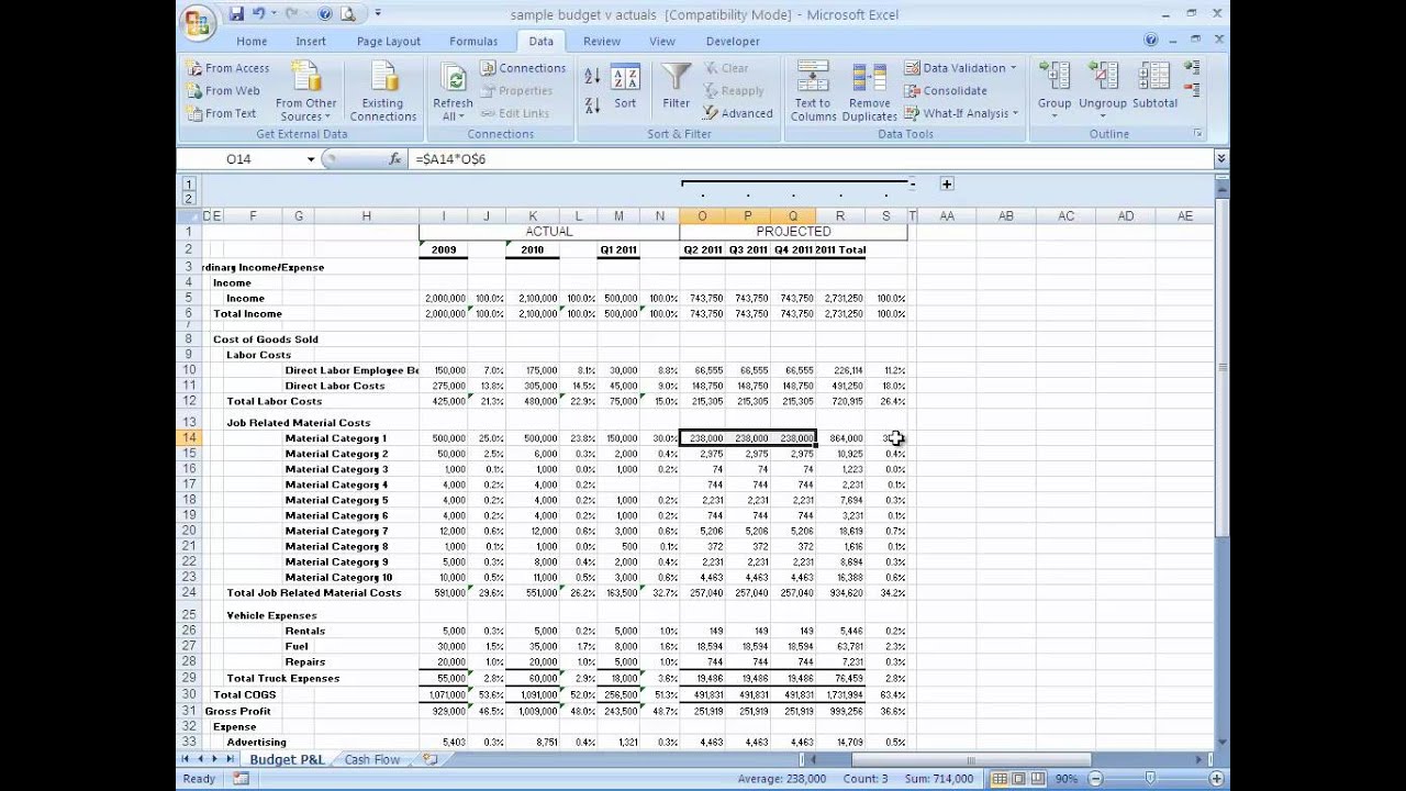 How to Build a Basic Financial Projection - Business Finance