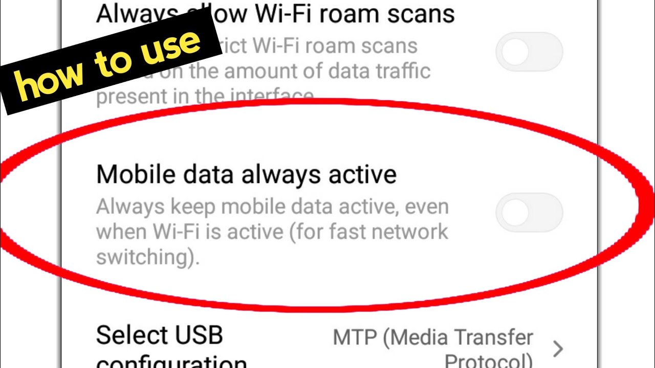 how to use mobile data always active setting / Developer setting || @TechnicalShivamPal
