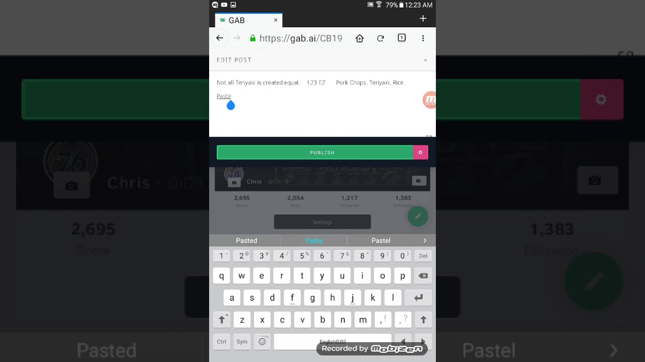 Gab text screwy I blame google though its probly those assholes
