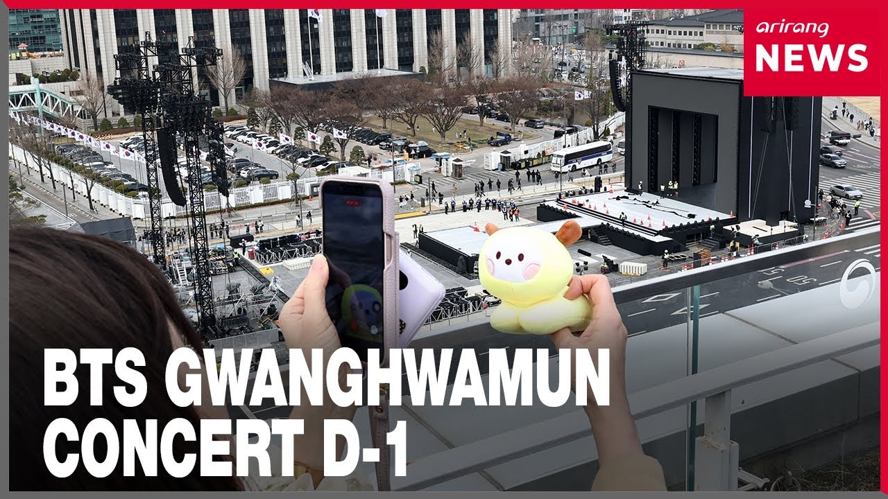 D-1 BTS: Gwanghwamun ready for historic comeback