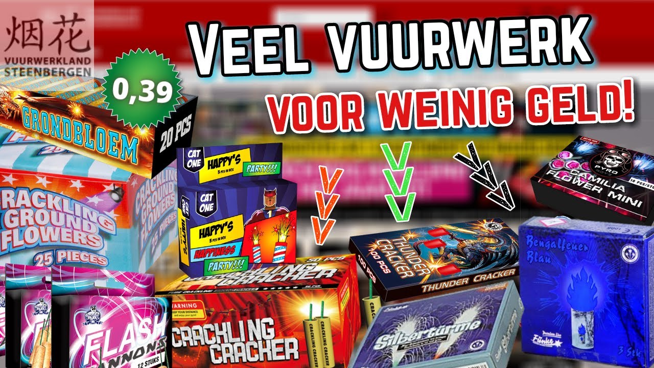 Vuurwerk bestellen voor weinig geld | Vuurwerkland-Steenbergen