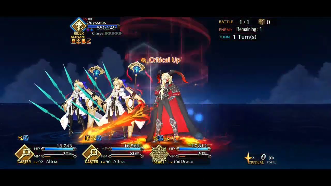 [FGO] [High Difficulty] Ordeal Call 0 - Invading Giant Trojan Horse avec Draco en 3T