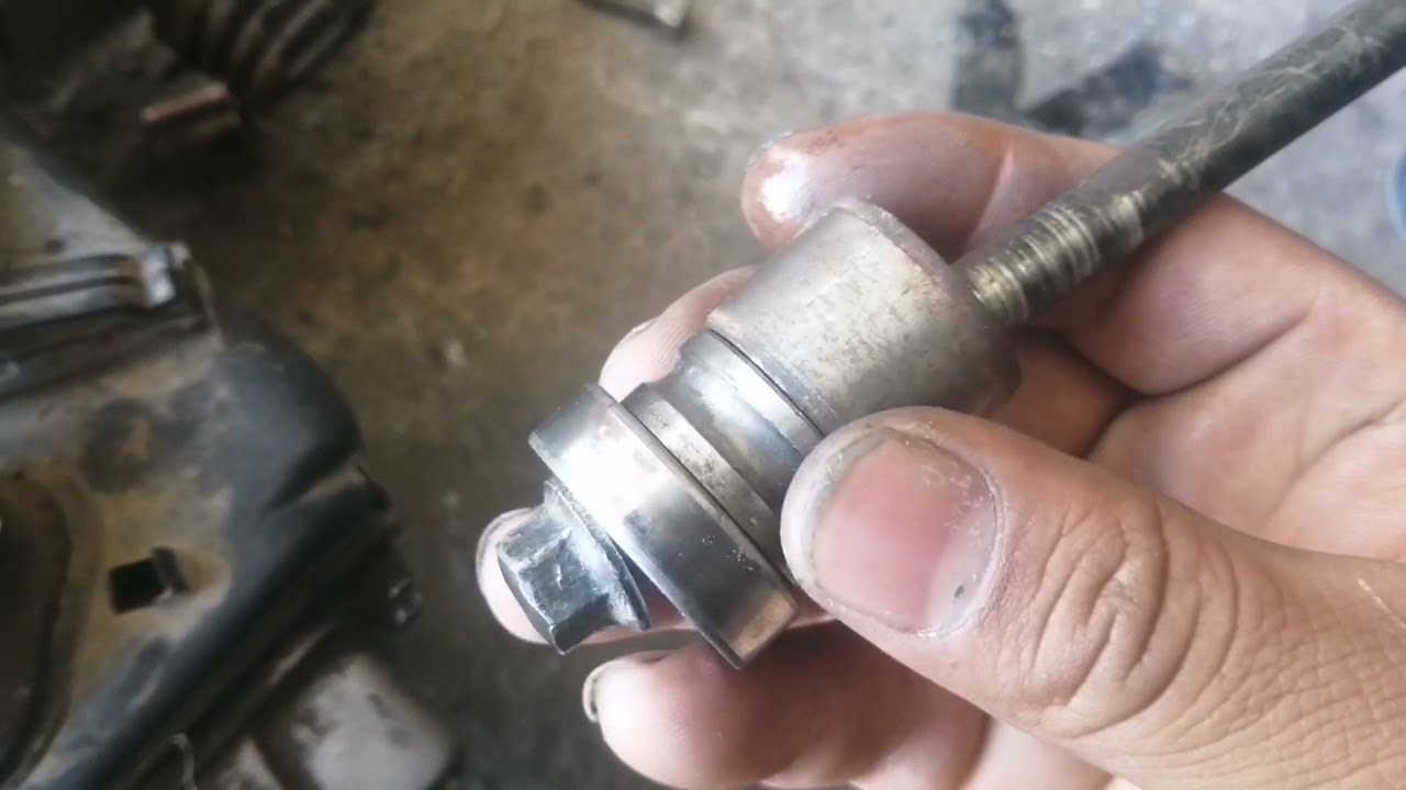 cómo cambiar bujes del soporte de motor a motoneta, scooter