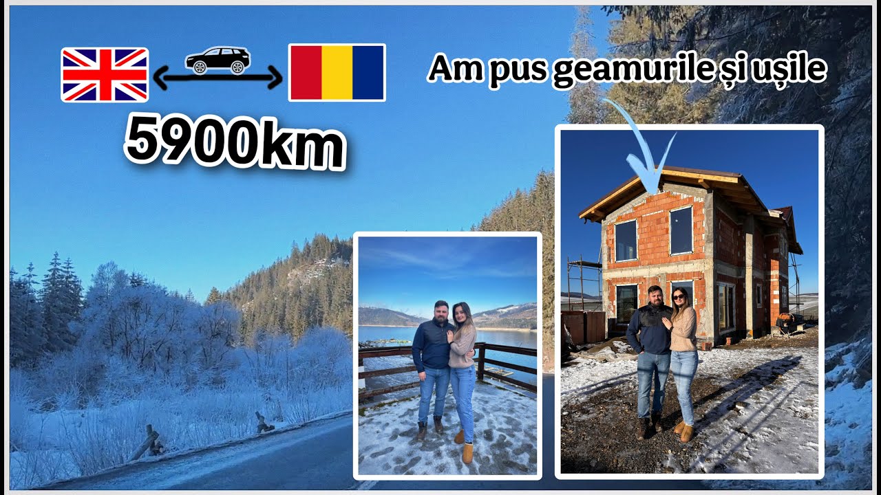 Mergem cu mașina din Anglia în România de Sărbători & Încă o etapă finalizată la căsuța noastră 🏠