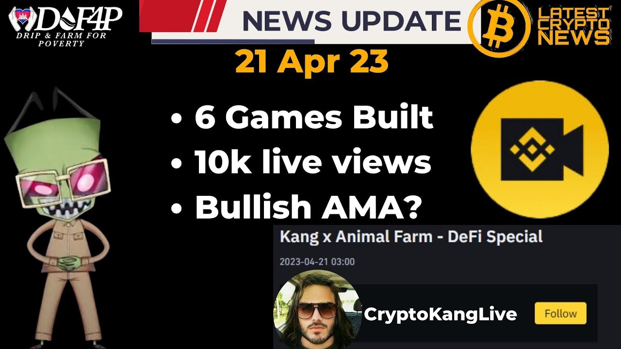 Drip Network 21 Apr Binance Live AMA update CryptoKang