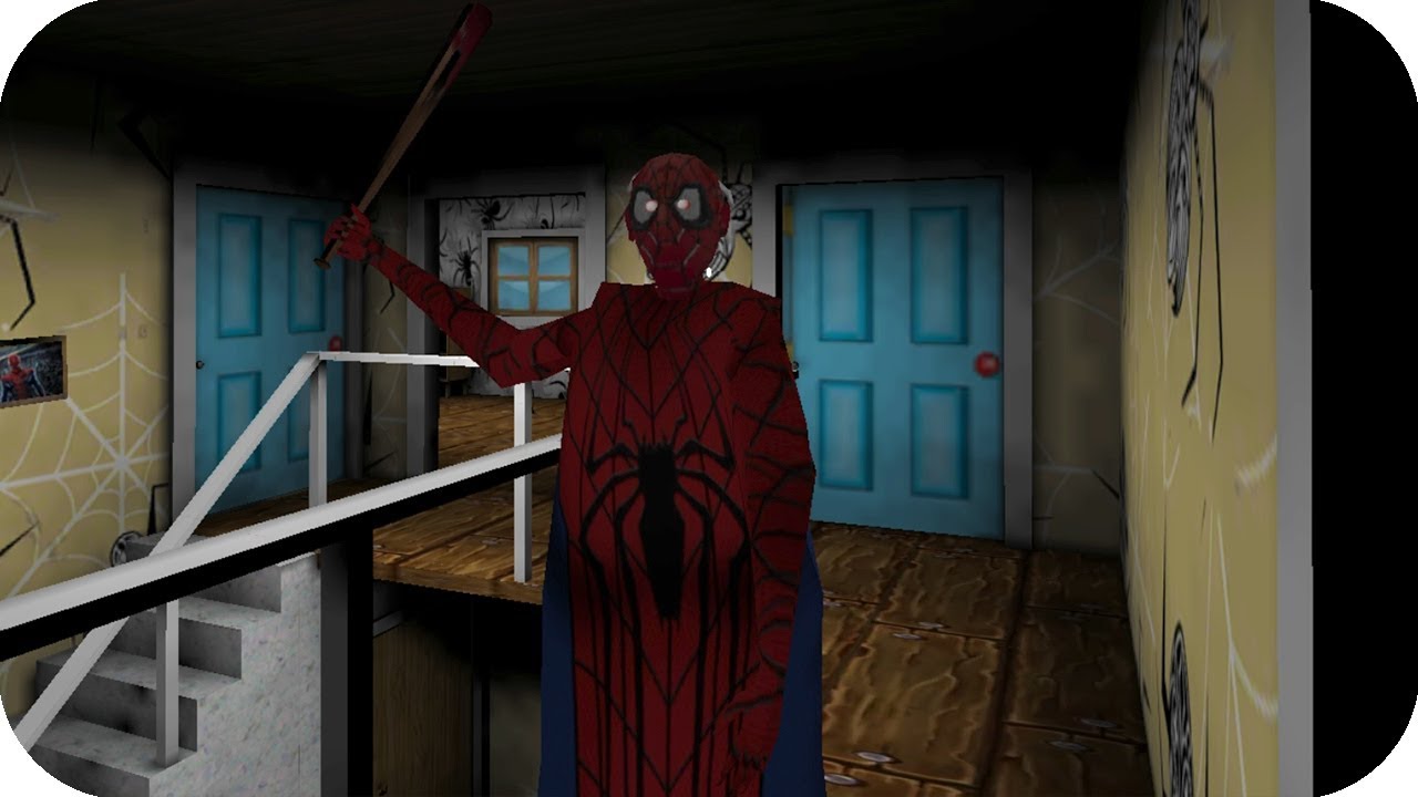 Granny se transforma en Spiderman - Nubi granny pe juegos gratis