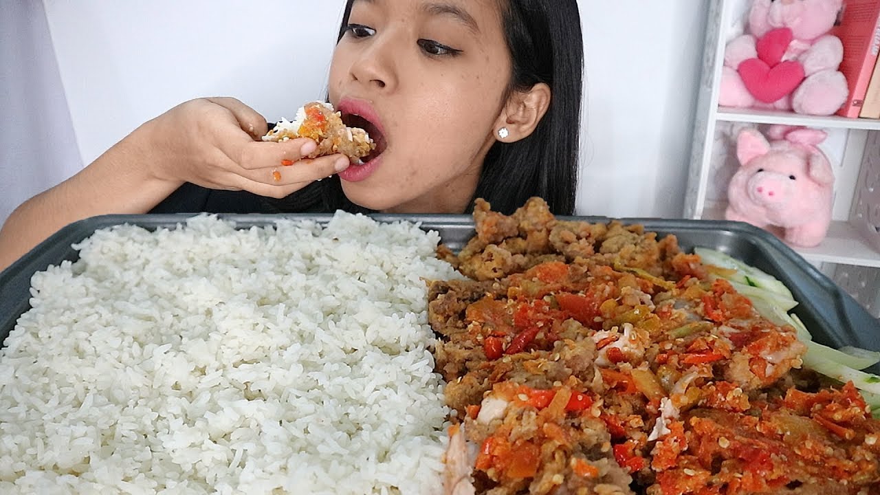 MUKBANG AYAM GEPREK LEVEL 60