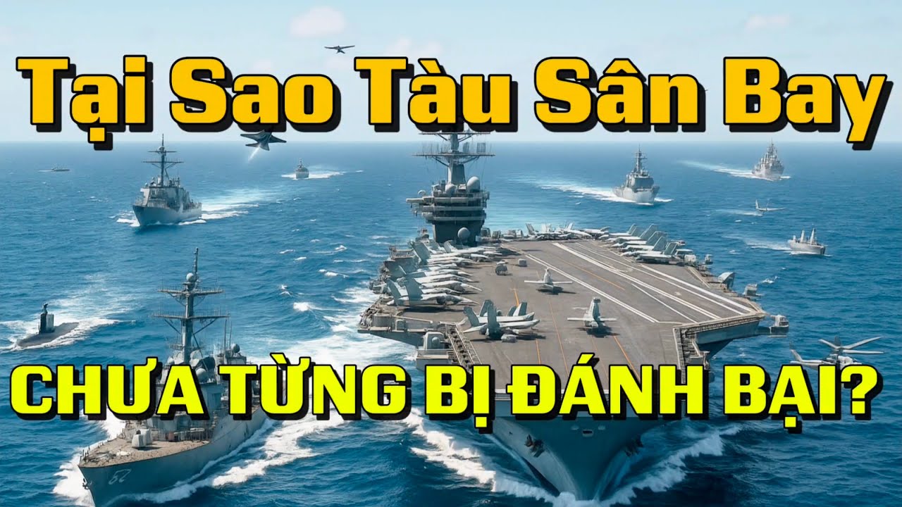Vì Sao Cụm Tác Chiến Tàu Sân Bay Chưa Từng Bị Đánh Bại? 