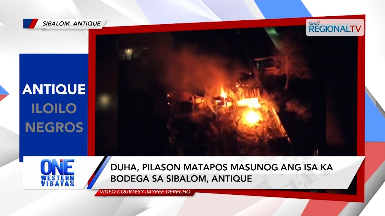 Duha, pilason matapos masunog ang isa ka bodega sa Sibalom, Antique | One Western Visayas