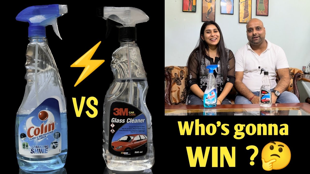 3M Glass Cleaner VS Colin #3m #colin
