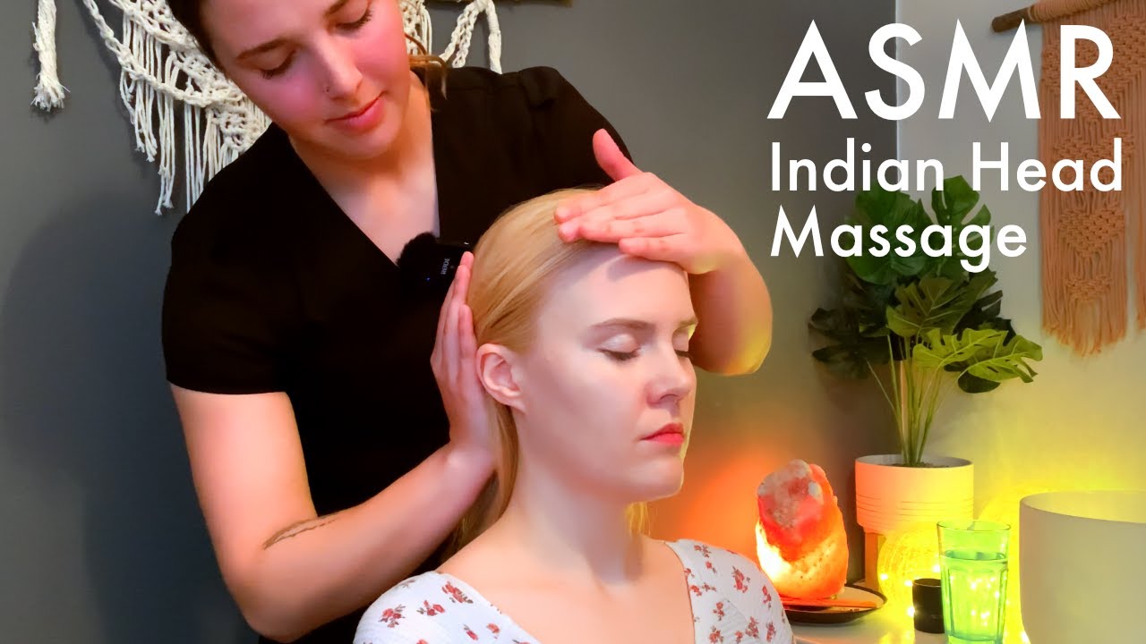 Indian Head Massage Treatment with JAZZMUTCHHOLISTICS (Unintentional ASMR, Real person ASMR)