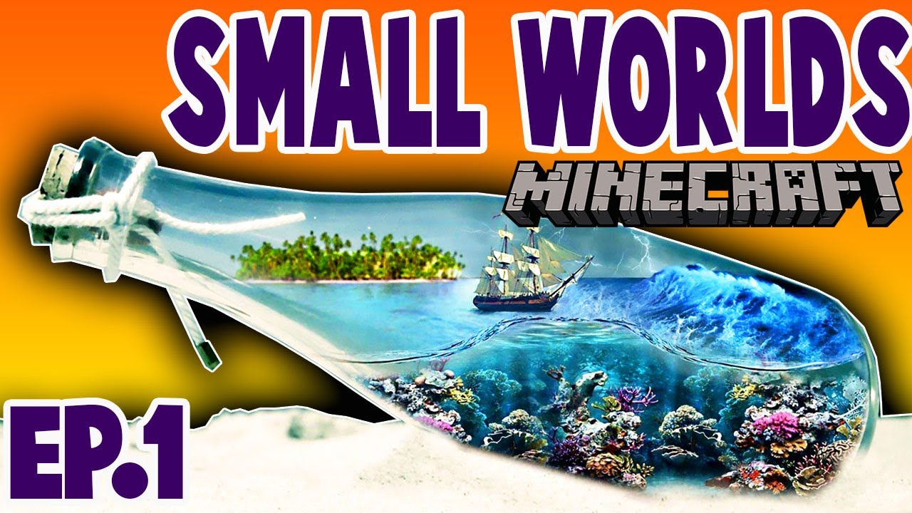 EXPLORING THE ISLANDS OF SMALL WORLDS (Ep.1)(Minecraft Dumb and Dumber)