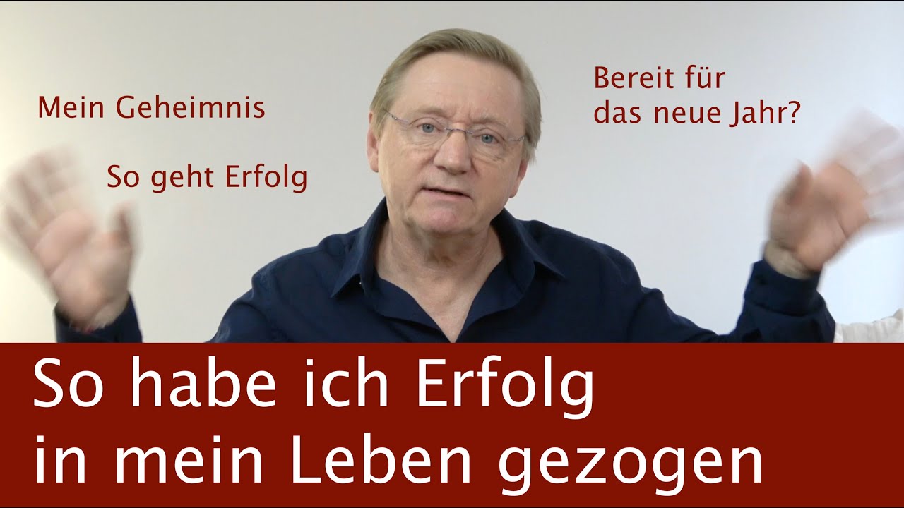 Heute teile ich mein Geheimnis, wie ich Erfolg in mein Leben gezogen habe.