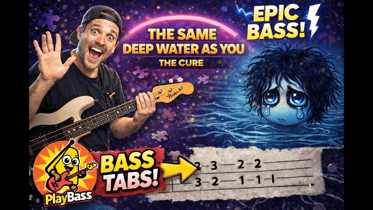 The Same Deep Water As You - The Cure (Bass Cover + Tabs)