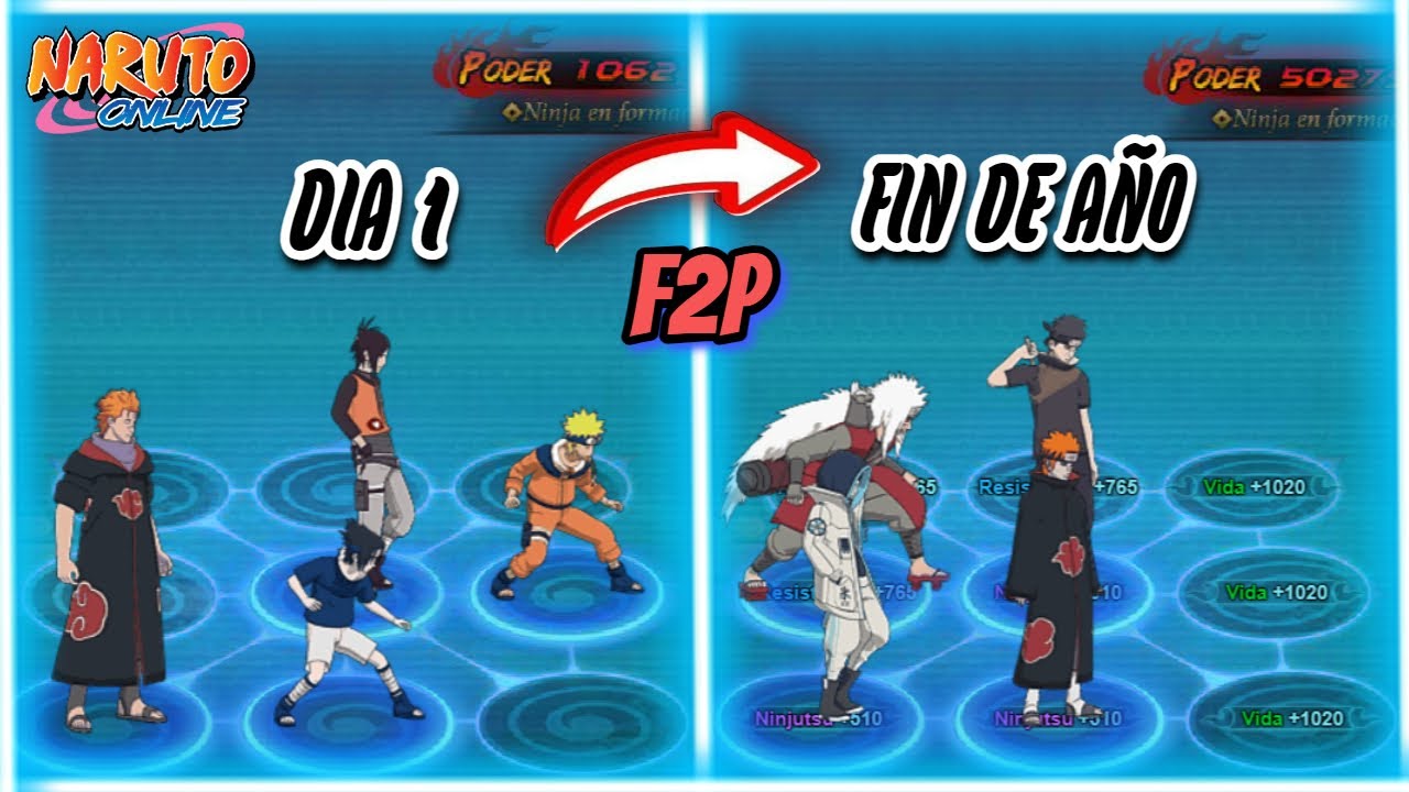GUIA PARA NUEVOS JUGADORES - PARTE 1 ( SUBIR LVL) │Naruto online