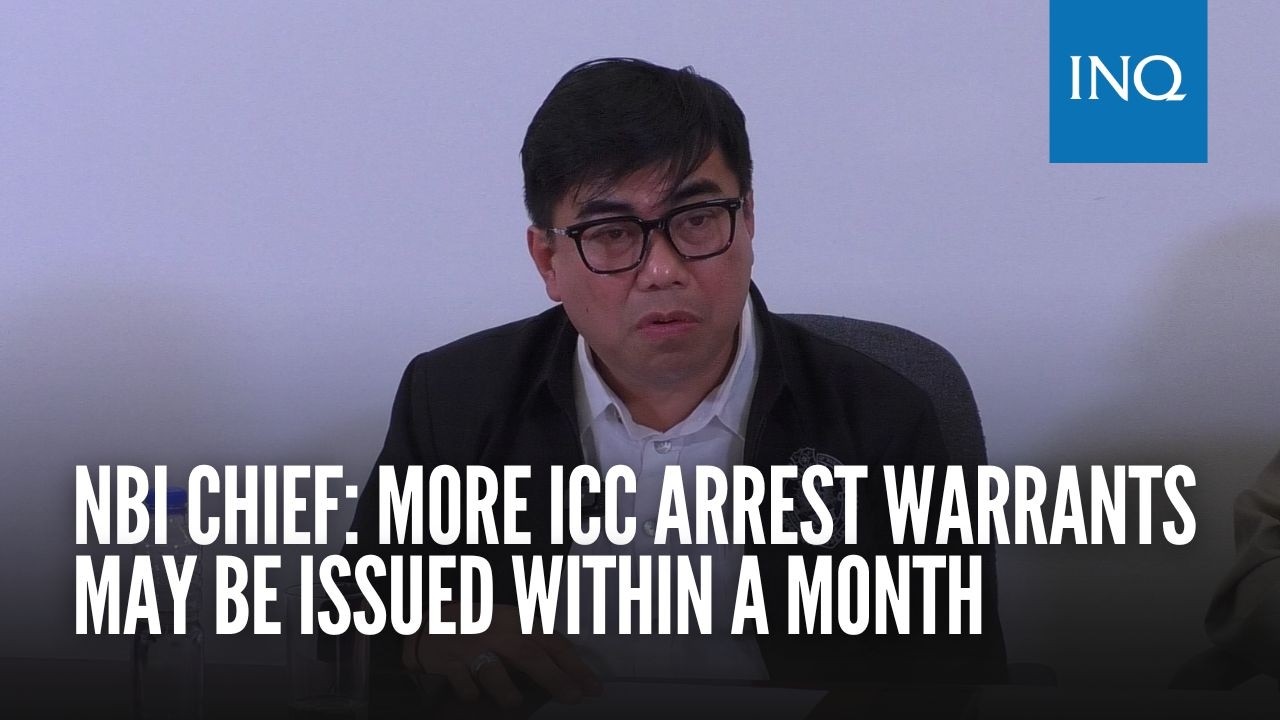 NBI chief: More ICC arrest warrants may be issued within a month