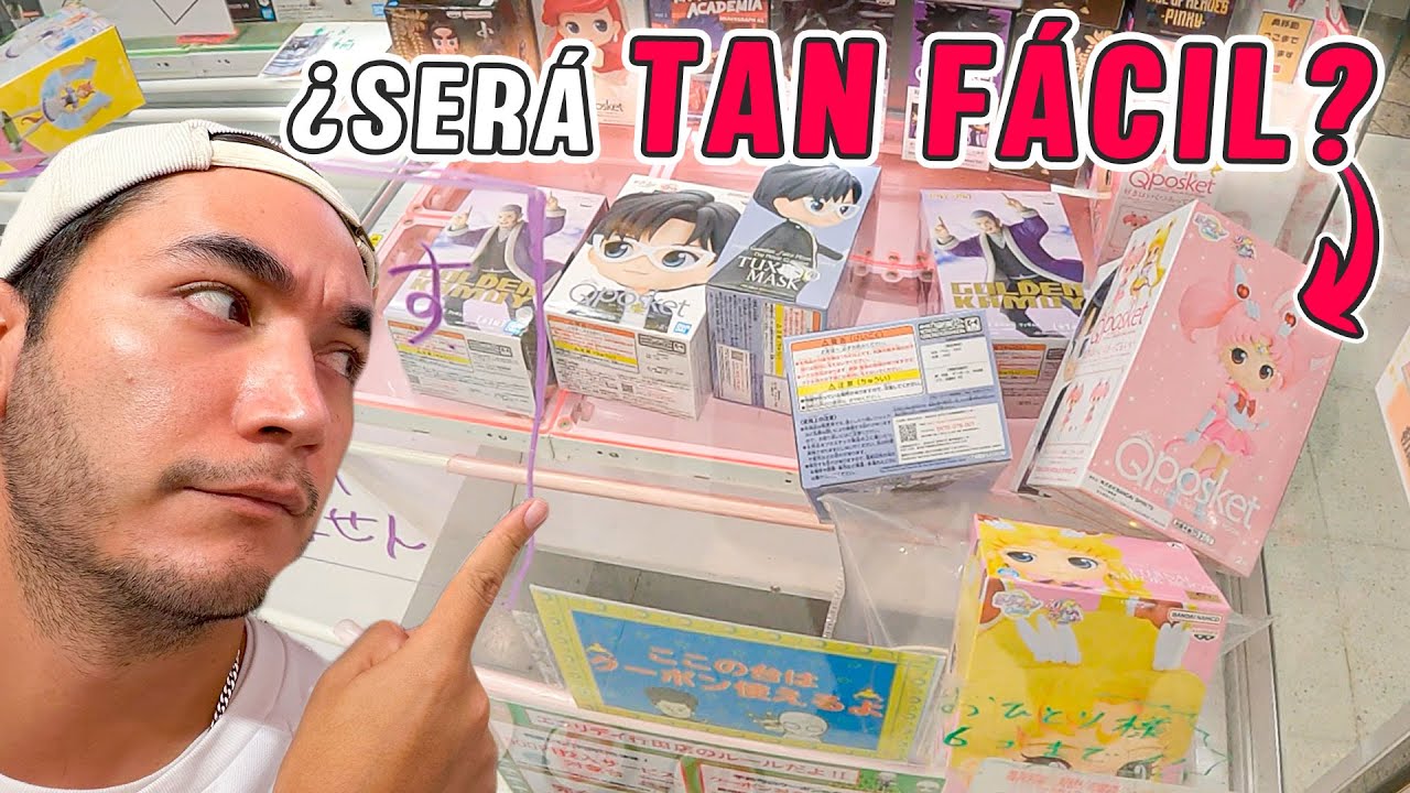 😏 Deje CASI VACIA  una MAQUINA DE FIGURAS en JAPON