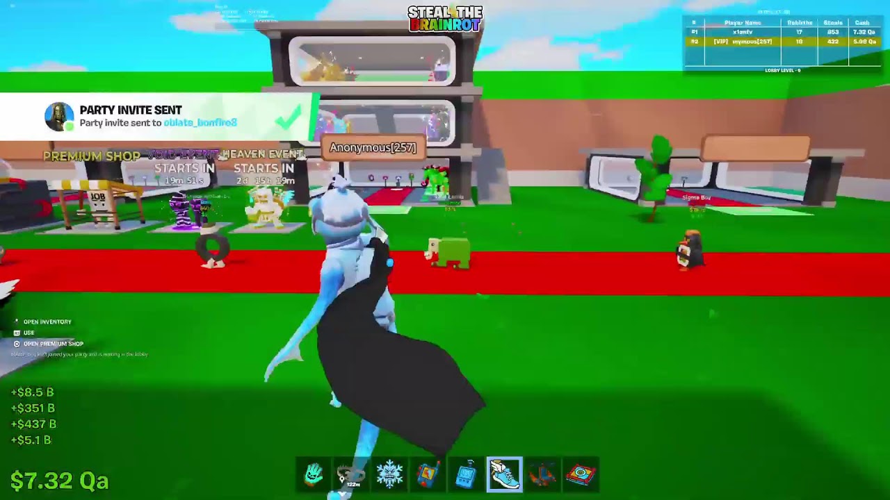 Steal the brainrot fortnite