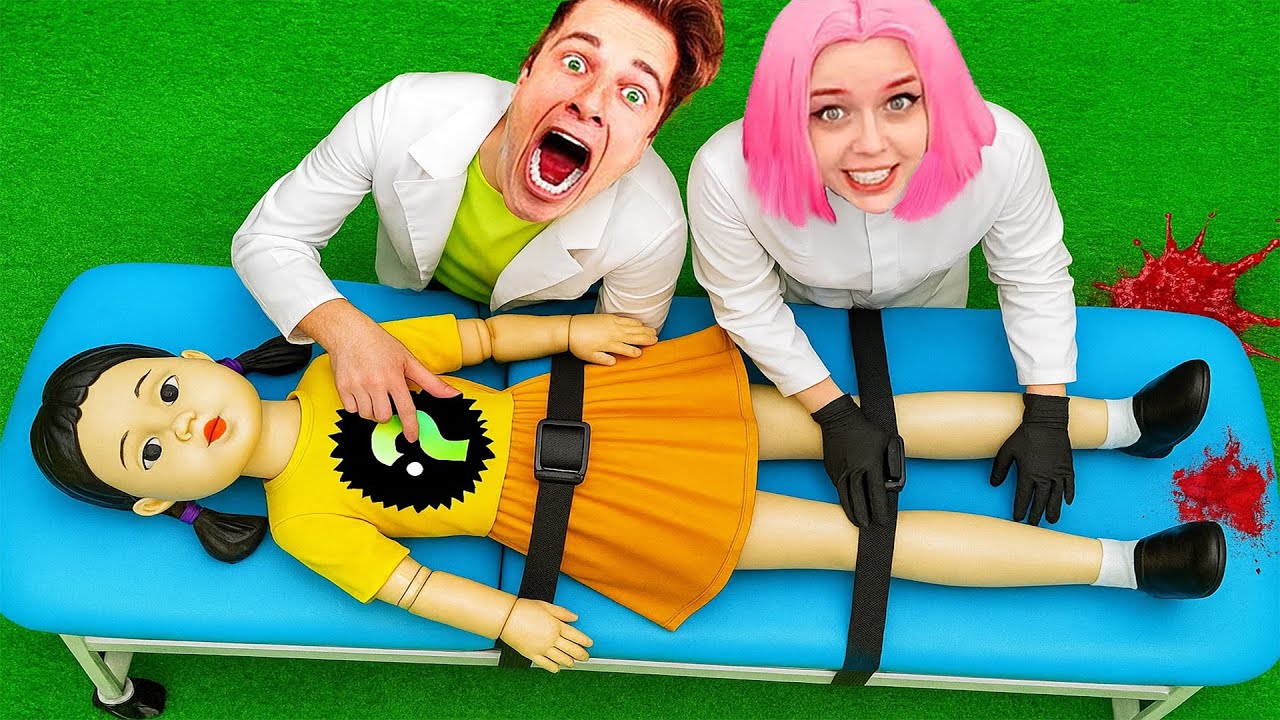 МЫ РАЗРЕЗАЛИ КУКЛУ ИЗ ИГРЫ В КАЛЬМАРА 2 в 3:00 &mdash; ОНА ЗАШЕВЕЛИЛАСЬ!