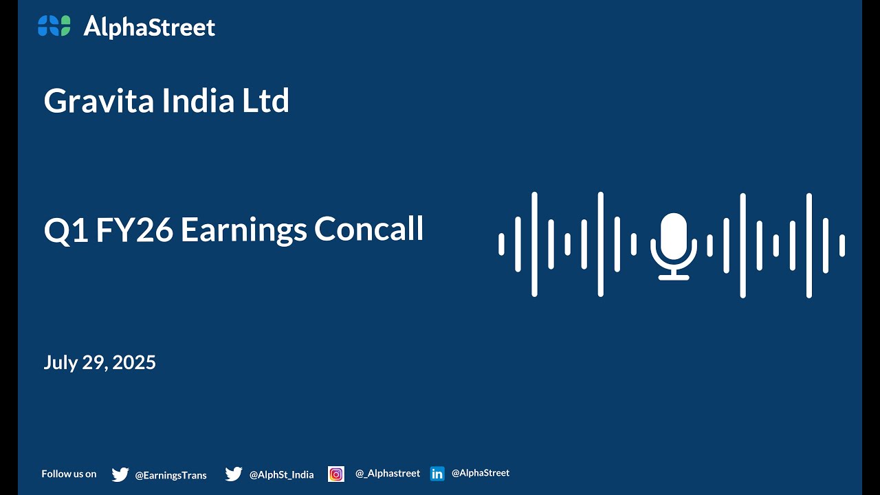 Gravita India Ltd Q1 FY2025-26 Earnings Conference Call