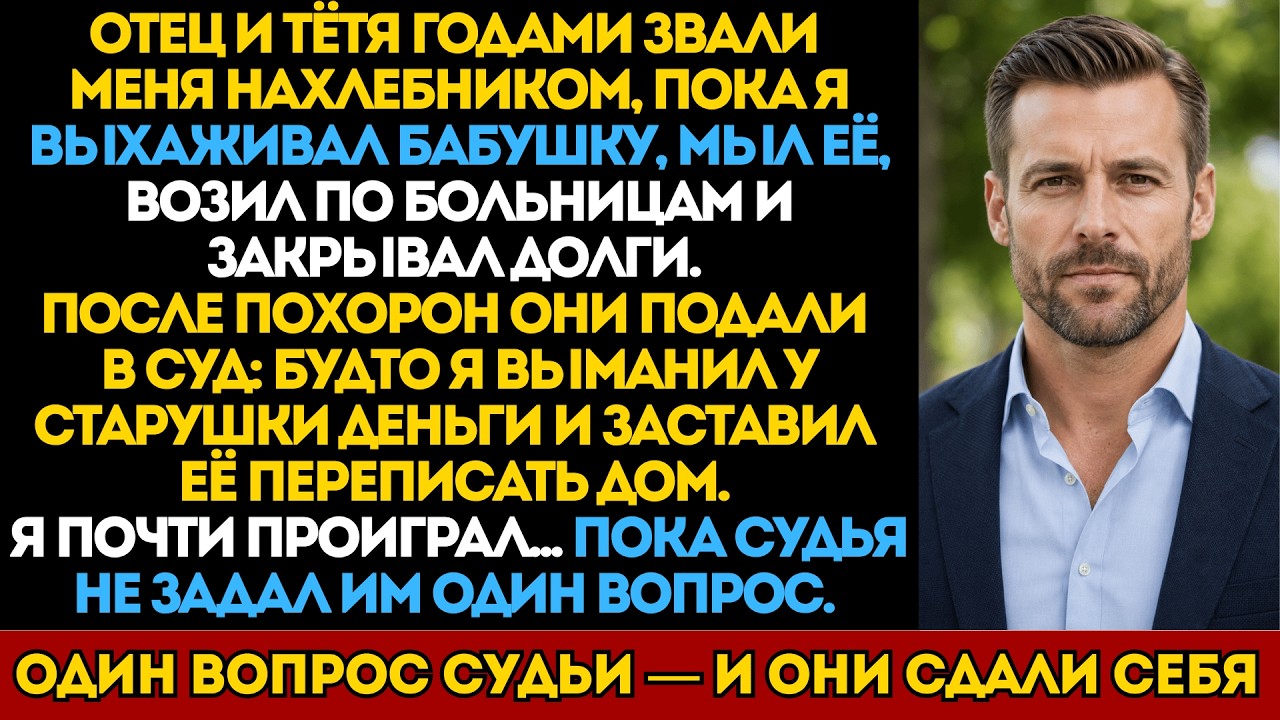 Отец назвал меня нахлебником и вором &mdash; но один вопрос судьи заставил родных признаться во всём