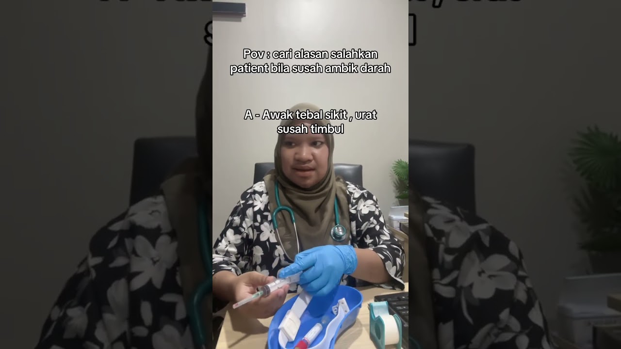 POV: Ambil Darah Tapi Tak Dapat #klinikprimaria