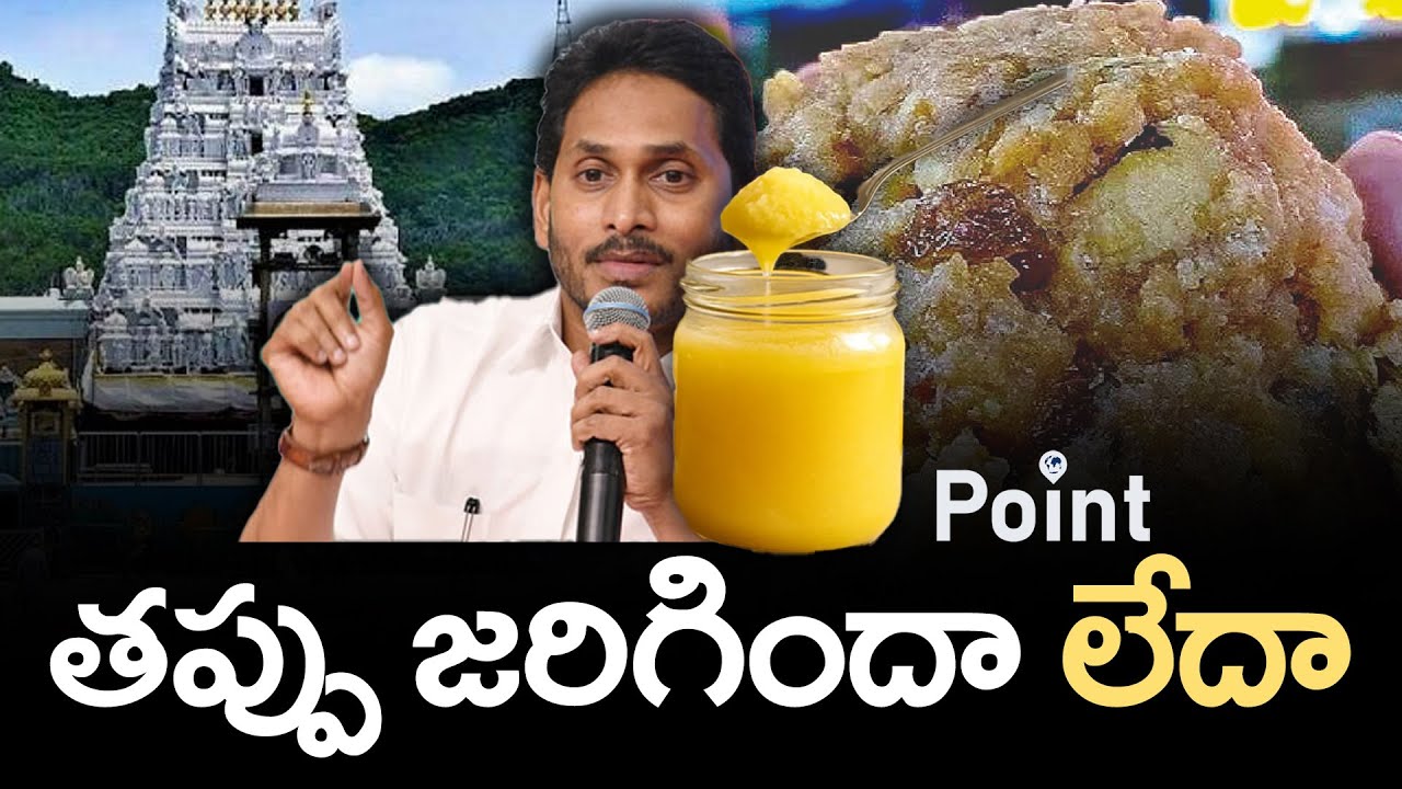 తప్పు జరిగిందా లేదా | YCP Comments On TTD Laddu Ghee Scam | Point Media |