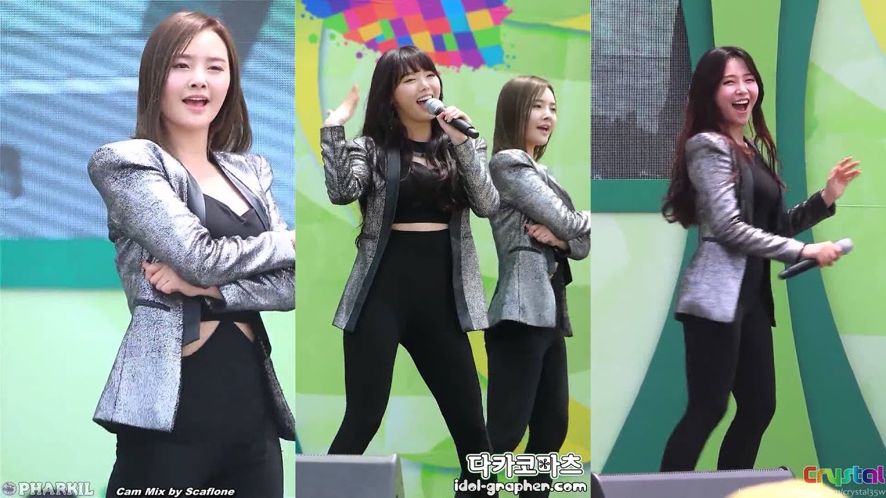 [Fancam] 140614 달샤벳 - Mr. BangBang 3분할 (세리,지율,우희)