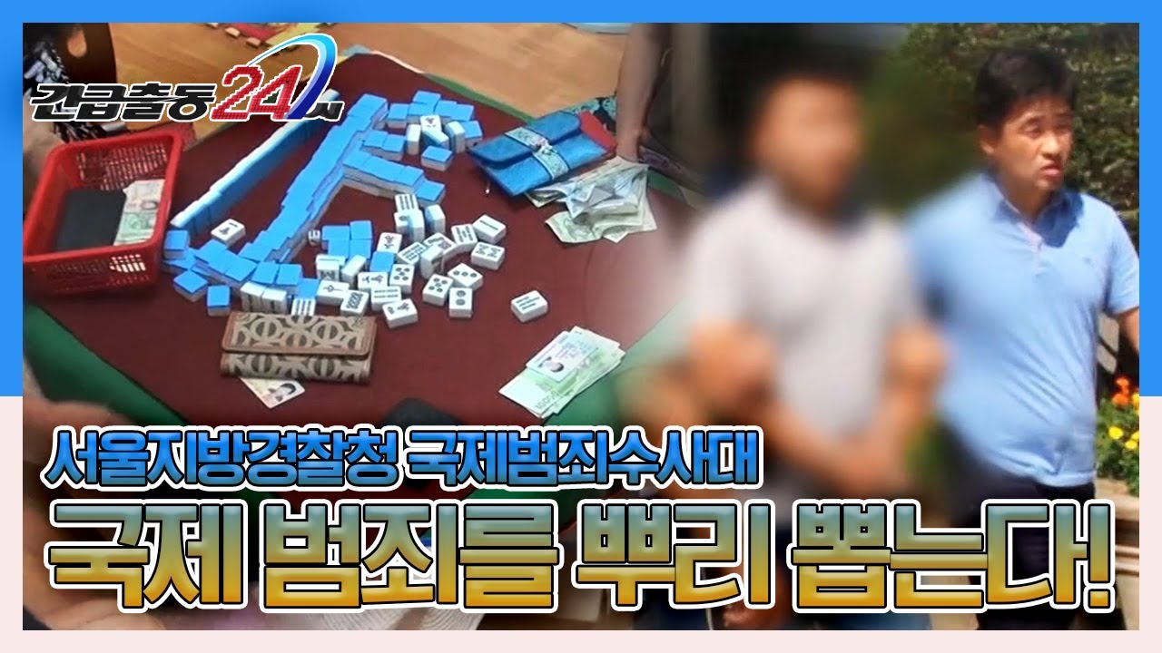 [긴급출동 24시] 국제 범죄를 뿌리 뽑는다! 서울지방경찰청 국제범죄수사대 KBS 130909 방송