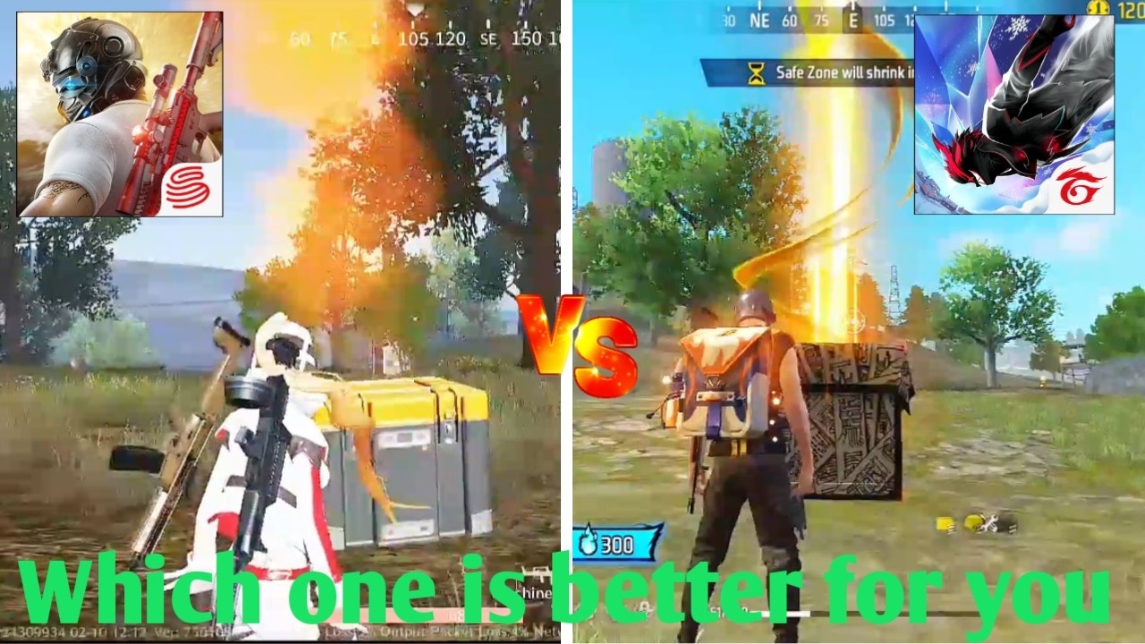 Knives out vs free fire - physics and Details comparison