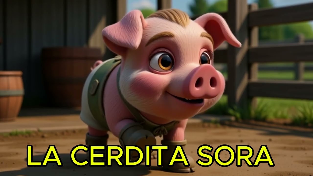 SORA LA CERDITA 🐷 | Canción Infantil para Niños 👶🎶
