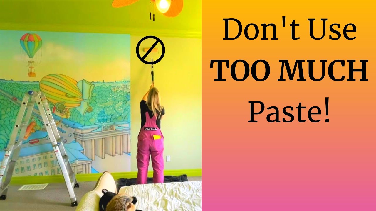 Paste the Wall Wallpaper Murals | How to Hang Wall Murals