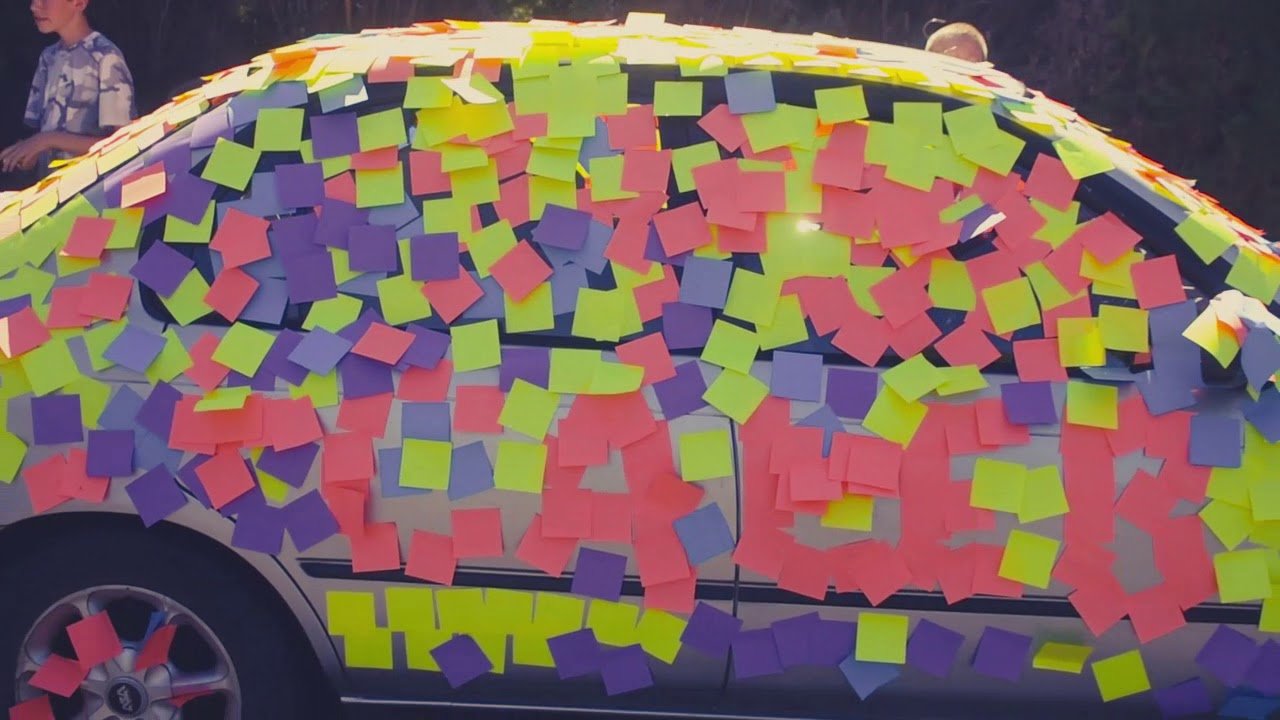 The Great Cover-Up (Sticky-Note Prank)