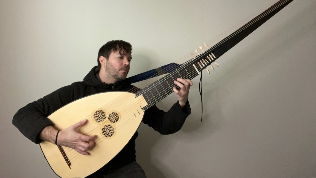 Prelude in A minor — Robert de Visée | Nick Hoffman, Theorbo