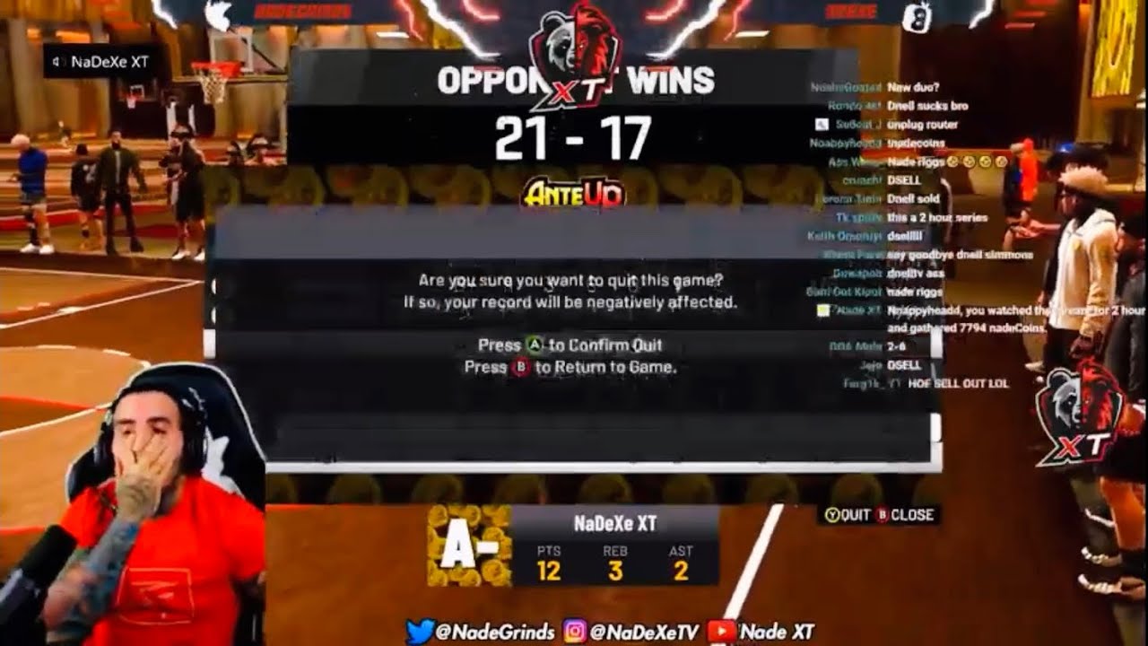 Nadexe GETS SOLD By dnell In Tournament vs iball Clan THEN HE CRIES AND HAS A MENTAL BREAKDOWN